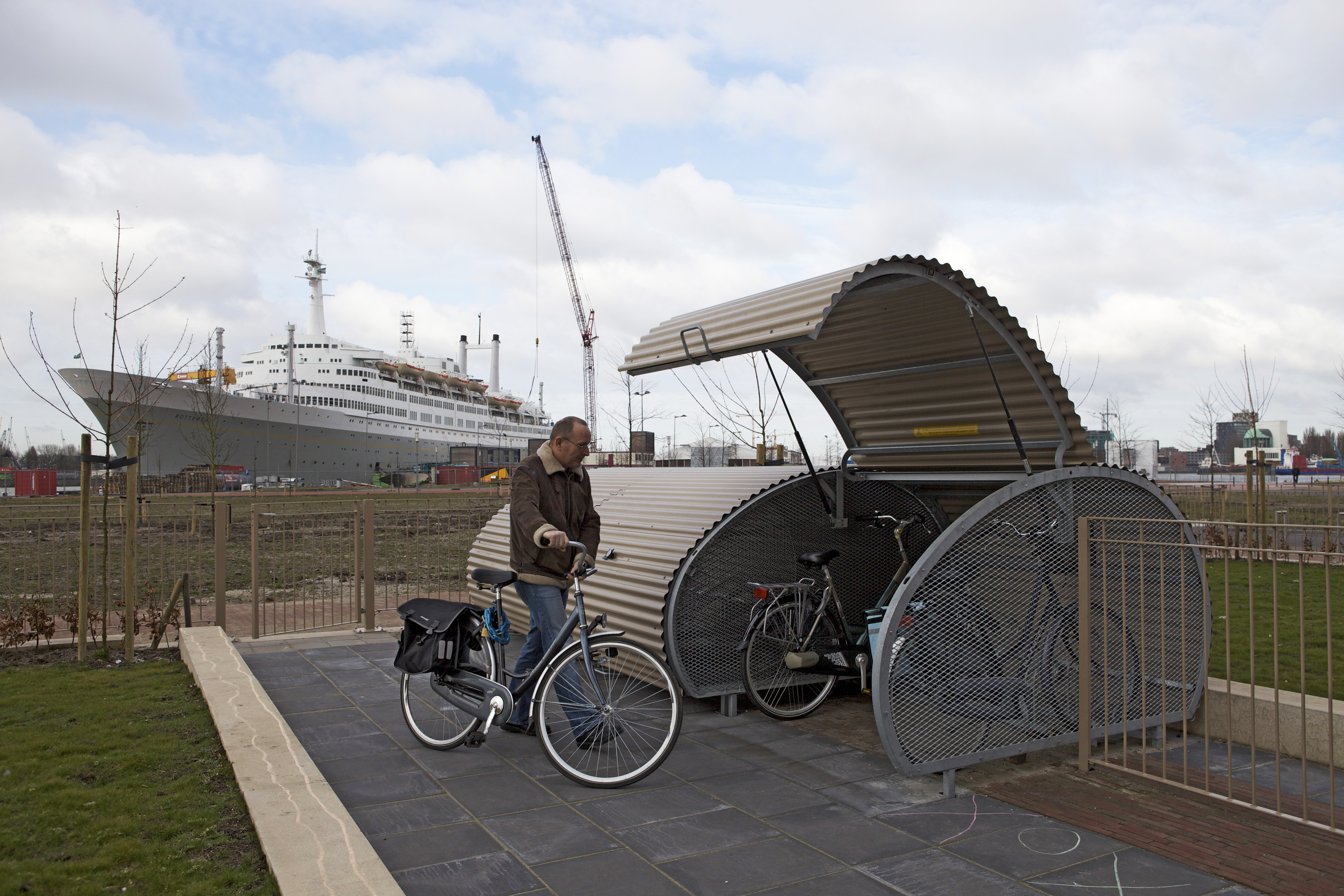 BikeHangar for 4 bikes - Fietshangar Type 1.8